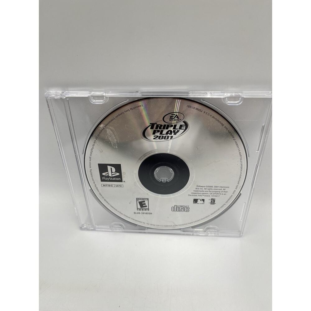 Triple Play 2001 Sony Playstation PS1 - Disc Only Tested